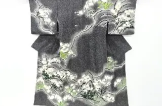 袴（精巧神代 平縞織り出し男物馬乗り袴）​