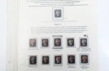 イギリス ペニー ブラック エンタイア 一部証明書付