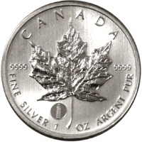 メイプルリーフ銀貨(カナダ)
