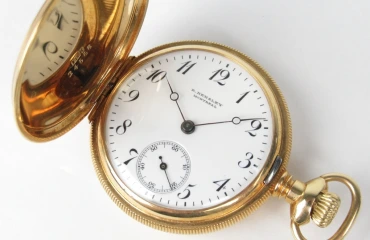 18K R.HEMSLEY MONTREAL 懐中時計