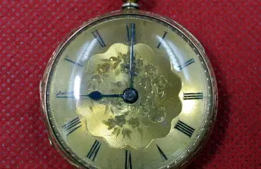 K18 アンティーク懐中時計