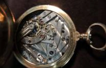 K18 REPETICION CRONOGRAFO 懐中時計