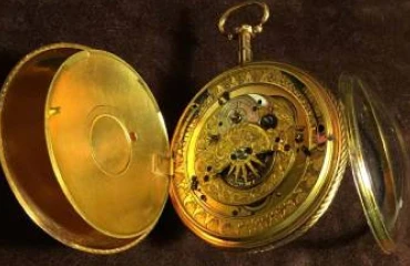 K18 懐中時計 からくり鐘突き 極上美術品