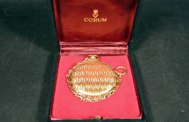 K18 CORUM 手巻き式懐中時計