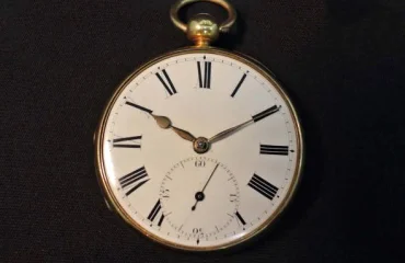 K18 懐中時計 ダイヤ付