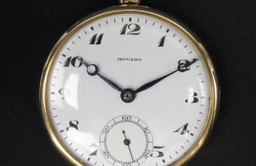 18K モバード 機械式懐中時計手巻き