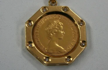 K18 ジルコニア ペンダントトップ