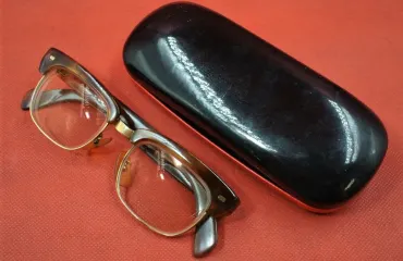 K18 べっ甲 度入り眼鏡