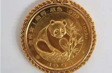14K 中国 パンダ 100元 金貨