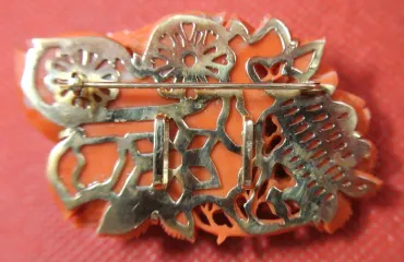 K18 和装小物 台座 帯留/ブローチ