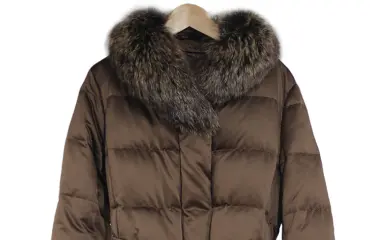 Burberry ダウンコート ファー付き