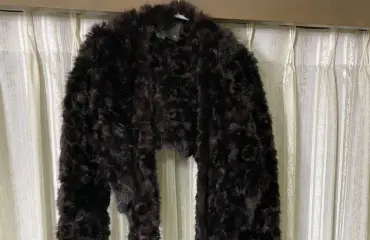 FENDI 毛皮ボレロ 毛皮コート ブラウン