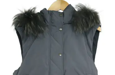 ダウンベスト グレー