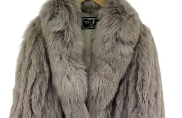 FASHIONABLE ファーハーフコート 国産