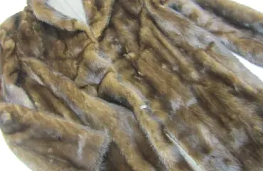 SAGA MINK ファーコート 茶