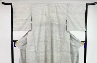 本場結城紬 重要無形文化財指定 手織り 亀甲 証紙