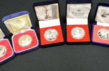 中國金幣 干支銀貨 セット