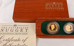 ナゲット金貨 2点セット