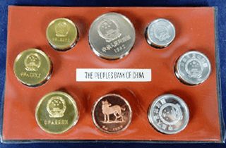 中国人民銀行 ミントセット