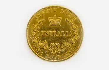イギリス領オーストラリア 1868年 ヤング・ヴィクトリア ソブリン金貨