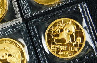 パンダ金貨をまとめて