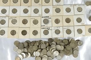 50銭 旧100円(稲＆鳳凰) まとめて