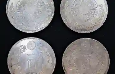 旧一圓銀貨/一圓銀貨 特年含 明治3.3.18.29年 計4点