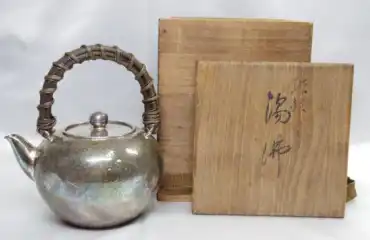 純銀 銀瓶 湯沸 急須