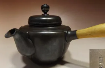 純銀製 急須 刻印有