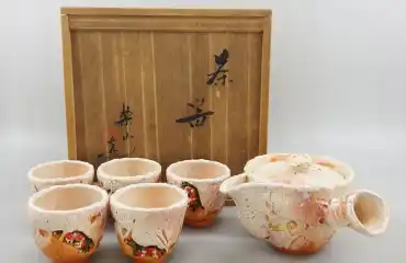 楽山焼 玉井楽山 蟹茶器 急須