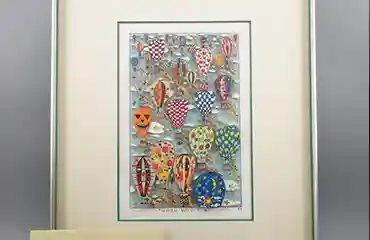 ジェームスリジィ「WHICH WAY IS UP」205/350 1989年 3Dペインティング