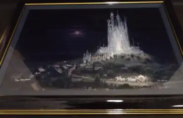 ディズニー絵画 シンデレラのガラスの城