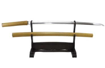 日本刀 無銘 長さ:70.6cm 反り:1.2cm 白鞘