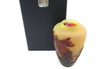 花瓶 被せガラス