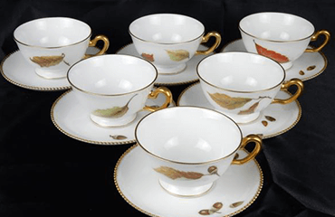 大倉陶園 どんぐりのバラード カップ&ソーサー6客