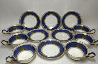 ウェッジウッド コロンビアパウダーブルー C&S6客