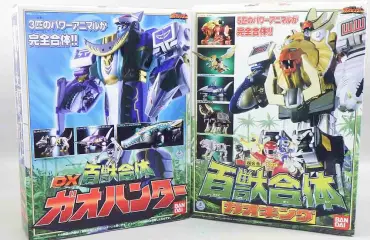 バンダイ 百獣戦隊ガオレンジャー DX超合金 百獣合体ガオキング/ガオハンター