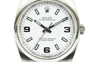 オイスターパーペチュアル 114200 白文字盤