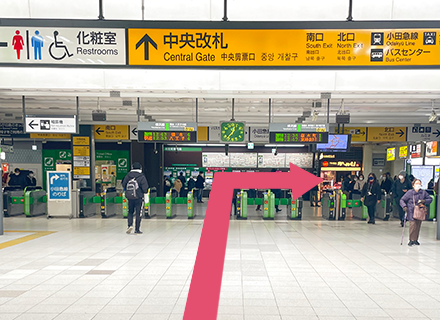 JR横浜線 町田駅からの道順 1
