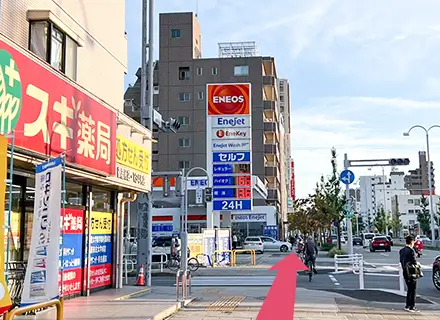 地下鉄 御器所駅からの道順 3