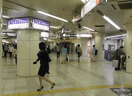 阪急線 梅田駅からの道順 4