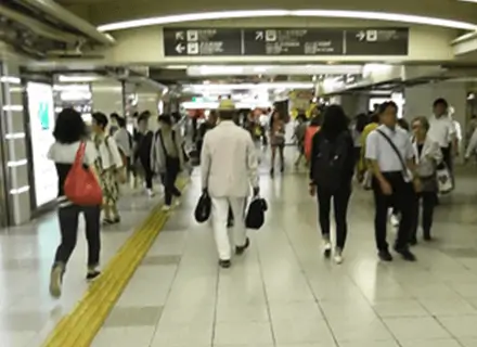 阪急線 梅田駅からの道順 5