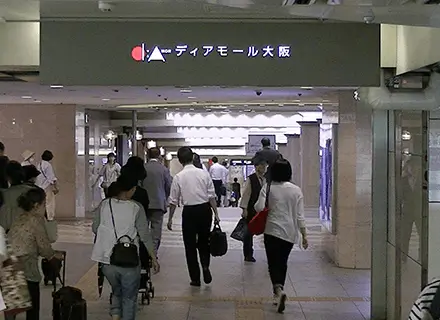 阪神線 梅田駅からの道順 2