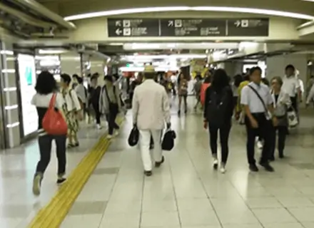 谷町線 東梅田駅からの道順 5