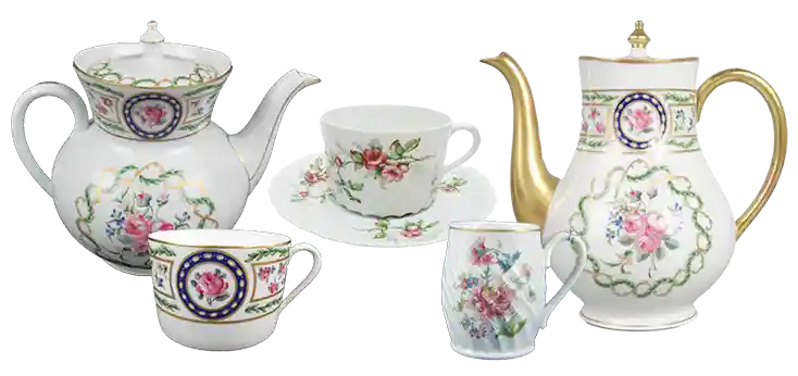 写真：アビランドの食器