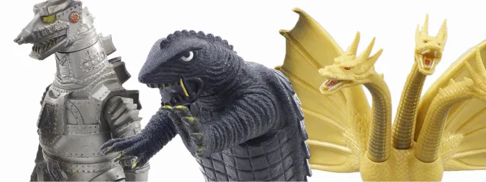 ゴジラ ソフビシリーズの画像