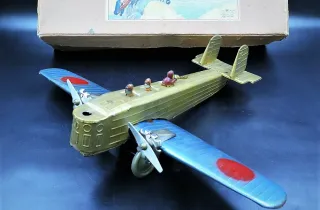 プロペラ戦闘機 増田屋 箱付き